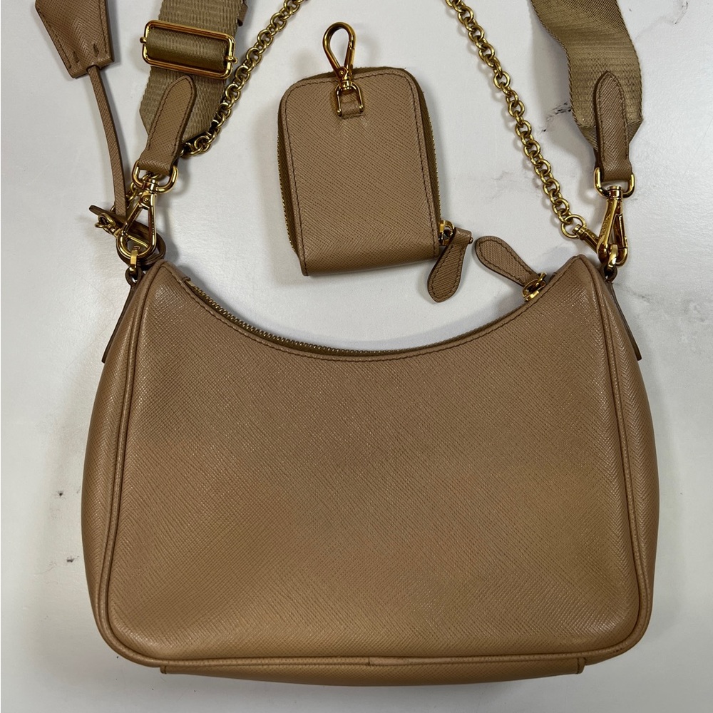 Prada Re-edition Reedition 2005 Saffiano Leather Shoulder Bag Crossbody Purse - Picture 3 of 11